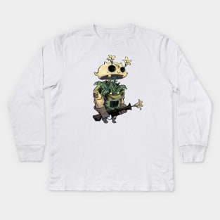 Alien of the Lilies Kids Long Sleeve T-Shirt